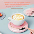 Miniatyrbillede 5 af 5: Varmepude til Kopper med Konstant Temperatur, Automatisk Afbrydelse, til Skrivebord med 3 Temperaturindstillinger, til Kaffe, Drikkevarer, Te, varm Chokolade (Grøn)