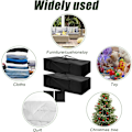 Miniatyrbilde 5 av 5: Set med 2 oppbevaringsposer, beskyttelsestrekk, puter, hageputer (173 x 76 x 51 cm)
