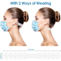 Miniatyrbild 5 av 5: Anti-Tightening Mask Strap, 5 st Anti-Slip Hook & Loop Fixer Hanger, Justerbar Mask Extender för Öronvärk Förebyggande