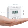 Pikkukuva 2 / 5: Älykäs hiilimonoksidi-ilmaisin LCD-näytöllä, EN 50291 -standardin mukainen, testipainikkeella ja LED-tilailmaisimella (mini, 1 kpl)