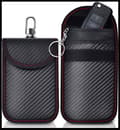 2-pack Anti RFID Bilnyckelfodral Signalblockerande Faraday-väska Ba