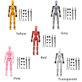 Pikkukuva 5 / 5: T13 Actionhahmo, Titan 13 Actionhahmo, Robot Actionhahmo, 3D-tulostettu Actionhahmo pink