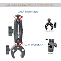 Miniatyrbillede 4 af 5: Motorcykel Styrholder til Insta360 One X3/X2/One RS, GoPro Hero 12/11/10/9/8/7