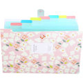 Pikkukuva 2 / 5: Laajennettava Expanding File, Expanding File Folder A4, Expanding File Organiser 6 taskulla, Filing Folder Organiser, Kukkapainatut kansiot, Pinkki Pink