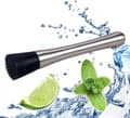 Rostfritt stål cocktail muddler, citronkon krossad ishammare