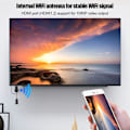 Miniatyrbillede 4 af 5: Trådløs Display TV, HDMI Dongle Adapter Indbygget WiFi Modul Understøtter 2.4GHz WiFi Trådløs Display Dongle Adapter Receiver HDMI TV