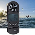 Miniatyrbild 2 av 5: Anemometer, Digital Termometer, Multifunktionell Bärbar Anemometer Ansluten Anemometer Anemometrar för Vindsurfing, Segling