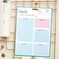 Miniatyrbillede 5 af 5: To Do List Notepad - Udateret daglig planlægger 52 ark rive af 15 x 21cm opgaveplanlægningspuder, To Do List Notebook Checkliste