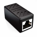 Miniatyrbillede 1 af 4: 1x CAT6 koblingskabel-stik netværkskabler patchkabel ethernetkabel afskærmet modulært adapter 2x hun RJ45 DSL LAN sort