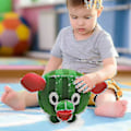 Miniatyrbild 2 av 5: Pet Simulator X Plyschleksak Fylld Djur Titanic Hippomelon Vattenmelon Dock Baby Sov Kudde Pojk