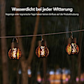 Miniatyrbilde 5 av 5: Solcelled flammelampe, utendørs solcellelykt, utendørs hagesolcellelykt, solflammelys, utendørslykter (4 stk)