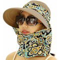 Miniatyrbillede 1 af 3: Pakbar, formbar, ekstra stor floppy solhat, reversibel, UPF 50+, strand solhat khaki