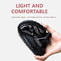 Miniatyrbilde 5 av 5: Sikkerhetssko for kvinner, lette sneakers med ståltuppbeskyttelse, pustende arbeidssko 38,5 EU Red 38.5 EU