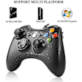 Pikkukuva 2 / 5: Johdotettu ohjain, USB-pelikonsoli Microsoft Xbox 360/slim/PC:lle (musta)