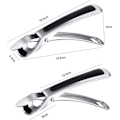 Miniatyrbilde 5 av 5: Plate Gripper Kompatible Tilbehør, Air Fryer Pans Gripper, Hot Plate Bowl Retriever For Mikrobølgeovn Toaster Ovn Steamer, Pakke med To