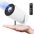 Pikkukuva 1 / 4: 4K HD Mini-projektori, 120 ANSI Smart Wifi 2.4G/5G Android 11.0 Projektori Seinille ja Kattoon, Automaattinen Keystone-korjaus