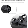 Miniatyrbillede 4 af 5: 2 stk. LED-lys til Crocs, Vandtætte Håndfri Lommelygter til Børn og Voksne, Nyhedssko-lys til Camping, Hundeluftning, Rød