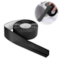 Miniatyrbilde 1 av 5: Badtetning - 3,2m*55mm selvklebende PVC vanntett tetningslist - selvklebende fleksibel sokkellist Black