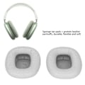 Miniatyrbillede 2 af 5: Udskiftning af ørepuder, bløde hukommelsesskum hovedtelefon øremuffer, udskiftning ørepuder sæt, læder ørepuder øremuffer til Airpod MAX headset234(grå) Silver