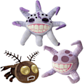 Pikkukuva 3 / 5: Uusi Monster Horror Game Stuffed Doors -pehmolelu lapsille ja aikuisille, Halloweenin, joulu- ja syntymäpäivälahja pojille ja tytöille, Giggle