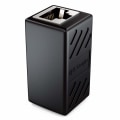 Miniatyrbillede 4 af 4: 1x CAT6 koblingskabel-stik netværkskabler patchkabel ethernetkabel afskærmet modulært adapter 2x hun RJ45 DSL LAN sort