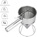 Miniatyrbilde 1 av 5: Pankakebatter Dispenser, Rustfritt Stål Traktkake Dispenser med Stativ, Liten