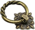 Miniatyrbillede 4 af 5: 8 stk. Greb til Træk Vintage Knapper, Bronze Antik Møbelknapper, Velegnet til Skabe