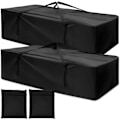 Miniatyrbilde 1 av 5: Set med 2 oppbevaringsposer, beskyttelsestrekk, puter, hageputer (173 x 76 x 51 cm)