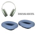Miniatyrbilde 2 av 5: Utskiftbare øreputer, myke minneskumhodetelefoner øremuffer, utskiftbart øreputersett, lær øreputer øremuffer for Airpod MAX-headset234 (blå) Blue