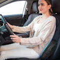 Pikkukuva 4 / 4: Ristiselän tukityyny, muistivaahto ristiselän tukityyny autoon, toimistotuoliin, ergonominen virtaviivainen selkätuki (musta)