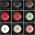 Miniatyrbillede 3 af 5: 12 stk. 30mm Runde 4 Huller Harpiks Knapper, Premium Farver Klassisk Minimalistisk Runde Udskiftningsknapper, Syning DIY Håndværk Knapper, Beige