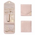Miniatyrbillede 1 af 5: Smykkearrangør taske rejse smykkeopbevaring til ringe, øreringe, halskæder, ure, mini størrelse pink