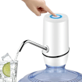 Miniatyrbillede 1 af 5: 5 Gallon Vanddispenser, Elektrisk Drikkevandspumpe Automatisk Bærbar Vandkande Pumpe til 5 Gallon Flaske - Hvid