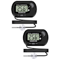 Miniatyrbillede 1 af 5: Digitalt LCD-akvarie termometer med sugekopper og vandtæt sonde til akvariefisketank (2 stk.)