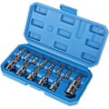 Pikkukuva 1 / 5: Torx-urosliitin 1/2'', 1/4'', 3/8'', 6-pisteen Torx-kärki T8 T10 T15 T20 T25 T27 T30 T40 T45 T50 T55 T60 T70, Allen-liitin