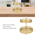 Miniatyrbilde 5 av 5: Kakefat, 2 etasjers metall cupcake stativholder, serveringsstativ displaystativ gjenbrukbar kakefat, godteri frukt displaytårn