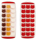 Isbitstråg, Godis-, Chokladform, Katt-Isform, Lätt att Lossa, 2-pack, Diskmaskinsäker Röd