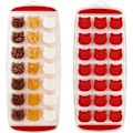 Miniatyrbillede 1 af 5: Isbitbakke, Slik, Chokoladeform, Kat Isform, Nem Frigivelse, 2 Pak, Opvaskemaskine Sikker Rød