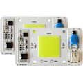 Miniatyrbillede 1 af 5: 2 stk. LED-chip 50W hvid 6000K 220V COB LED-chip Ingen lodning påkrævet Indbygget smart IC-driver til LED-projektør