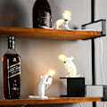 Miniatyrbillede 5 af 5: Moderne Harpiks Mus Lampe Bordlampe Kreativ Skrivebordslamper Natbord Gave Dekoration LED Soveværelse, Studieværelse (Kørsel)