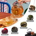 Miniatyrbilde 3 av 5: Te-filter, rustfritt stål te-filter, te-sil, te-infuser te-sil med lokk, finhullsfilter, sammenleggbar