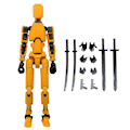 Pikkukuva 1 / 5: T13 Actionhahmo, Titan 13 Actionhahmo, Robot Actionhahmo, 3D-tulostettu Actionhahmo yellow