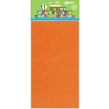 Miniatyrbillede 2 af 4: Orange Papir Festtasker (25cm x 13cm) 12 stk. - Perfekt til fester og begivenheder orange