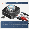 Pikkukuva 3 / 5: Bluetooth 5.0 -vastaanotin, langaton auton äänenvastaanotin Bluetooth-sovitin aptX-LL:llä, matalalla viiveellä, 3D-tilaäänellä, 3,5 mm:n ja RCA-liitännällä