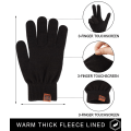 Miniatyrbillede 2 af 5: Dame Vinter Varme Touchscreen Handsker Strakt Kasmir Magiske Strik Handsker Fleece Stretch Strik Tykke Uld Handsker Vinter Handsker Udendørs