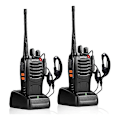 Miniatyrbillede 1 af 5: Genopladelige Walkie Talkies med Lang Rækkevidde, To-vejs Radioer med Ørestykker, 2-vejs Radioer UHF Håndholdt Transceiver Walky Talky