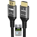 Pikkukuva 1 / 5: 10K 8K 4K HDMI-kaapeli 48Gbps 1M, Sertifioitu Ultra High Speed HDMI® -kaapeli 4K 240Hz 144Hz 8K60Hz 0.01ms HDR10+ ARC eARC HDCP2.3 Netflix Roku TV PC-näyttö