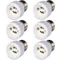 Miniatyrbillede 1 af 5: 6 stk. E27 bajonet fatning til GU10 fatning konverter, 220-240V [Energiklasse A]