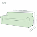 Miniatyrbild 2 av 5: Piece Rhombus Soffa Överdrag Stretch Tyg Soffa Överdrag Möbler Skydd för Soffa 3-Sits Soffa Skyddande Överdrag för Vardagsrum Polyester Hållbar grey