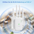 Miniatyrbillede 3 af 6: WiFi Forstærker 300Mbps Høj Ydeevne med 4 Antenner med Repeater/AP Mode Forstærker med Ethernet Port til Alle WiFi Enheder